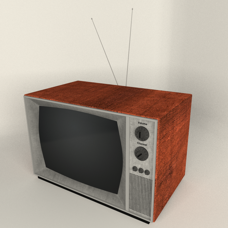 Vintage TV by 12jheller 3DOcean